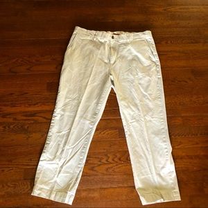 Chino Khaki Pants - Stretch Slim Fit Design - Stone Color